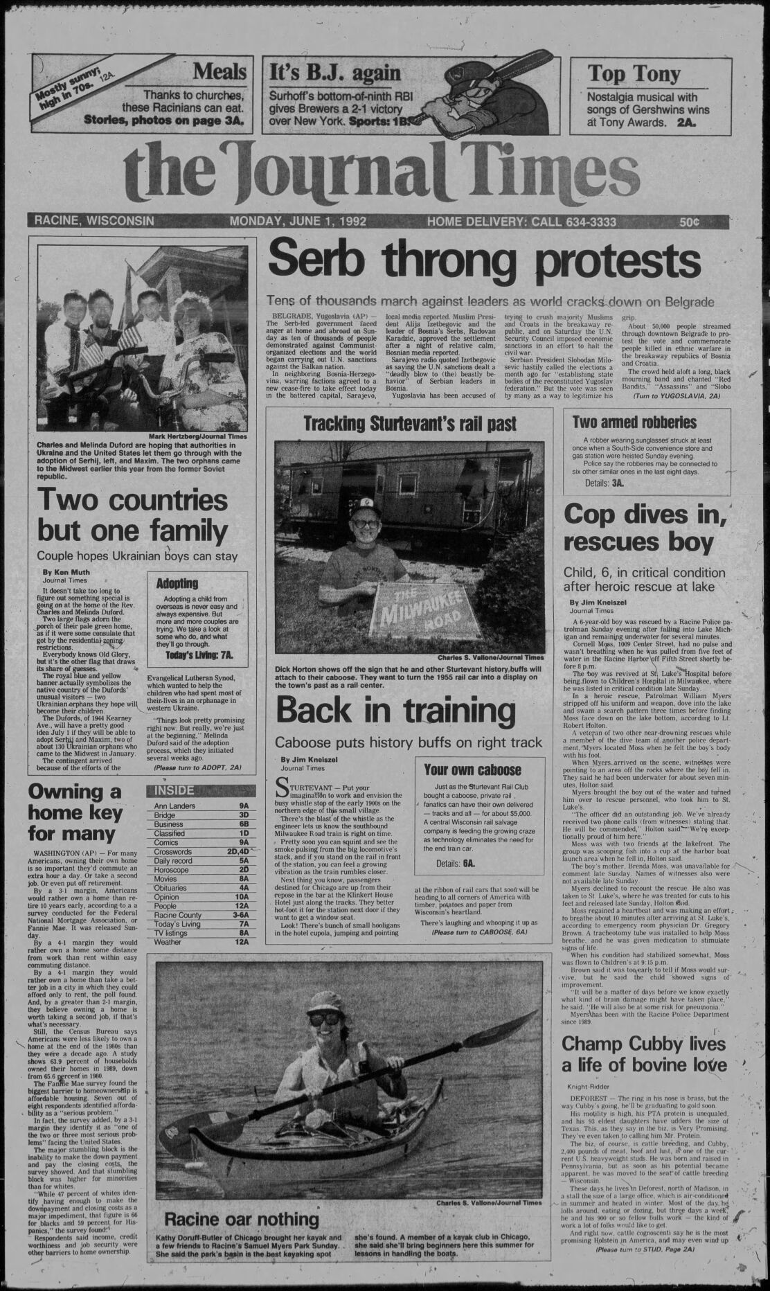 1 juin 1992